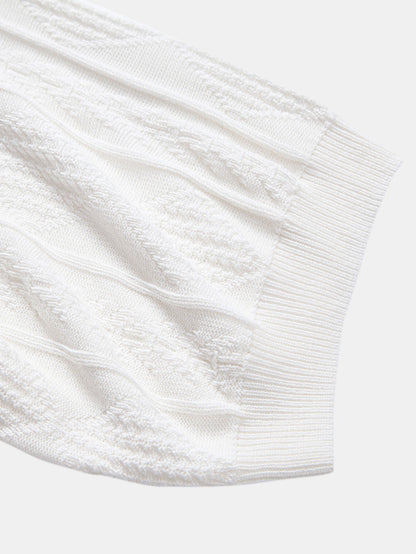 Saazoo | Men's Jacquard Polo & Slim Fit Pants Set