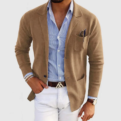 Saazoo | Men's Soft Plain Casual Jacket