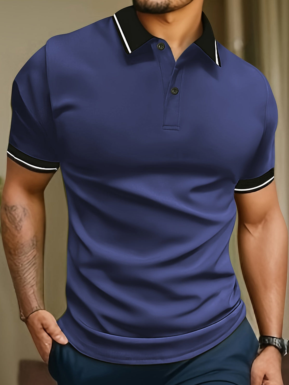Saazoo | Men's Relaxed Camp Collar Summer Shirt