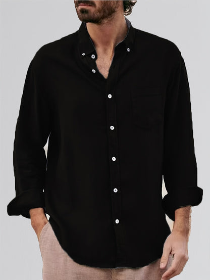 Saazoo | Men's Classic Lapel Collar Shirt