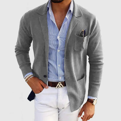 Saazoo | Men's Soft Plain Casual Jacket