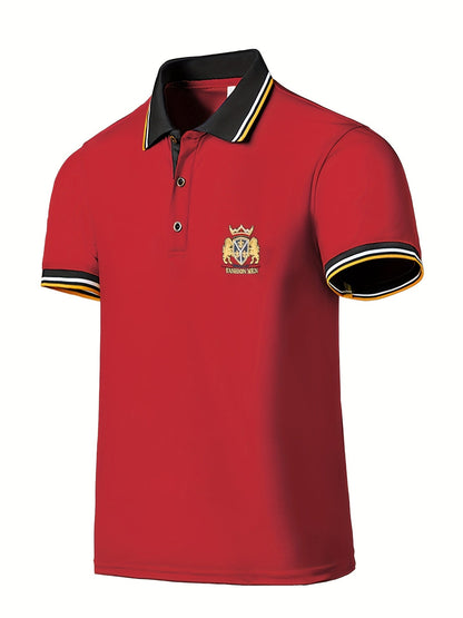 Saazoo | Men's Embroidered Cotton Blend Shirt