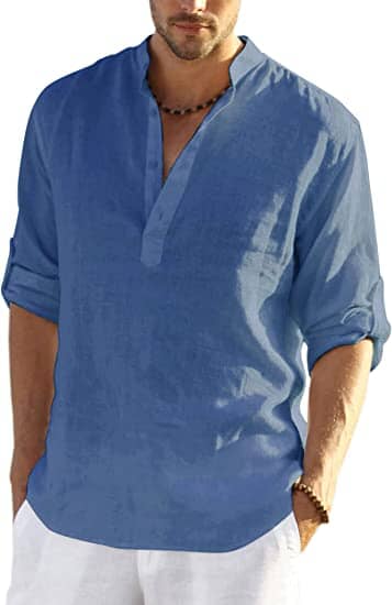 Saazoo | Men's Cotton Blend Casual Shirt