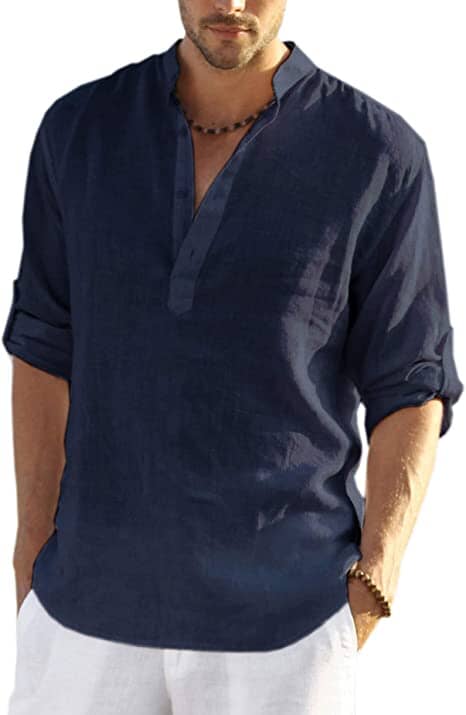 Saazoo | Men's Cotton Blend Casual Shirt