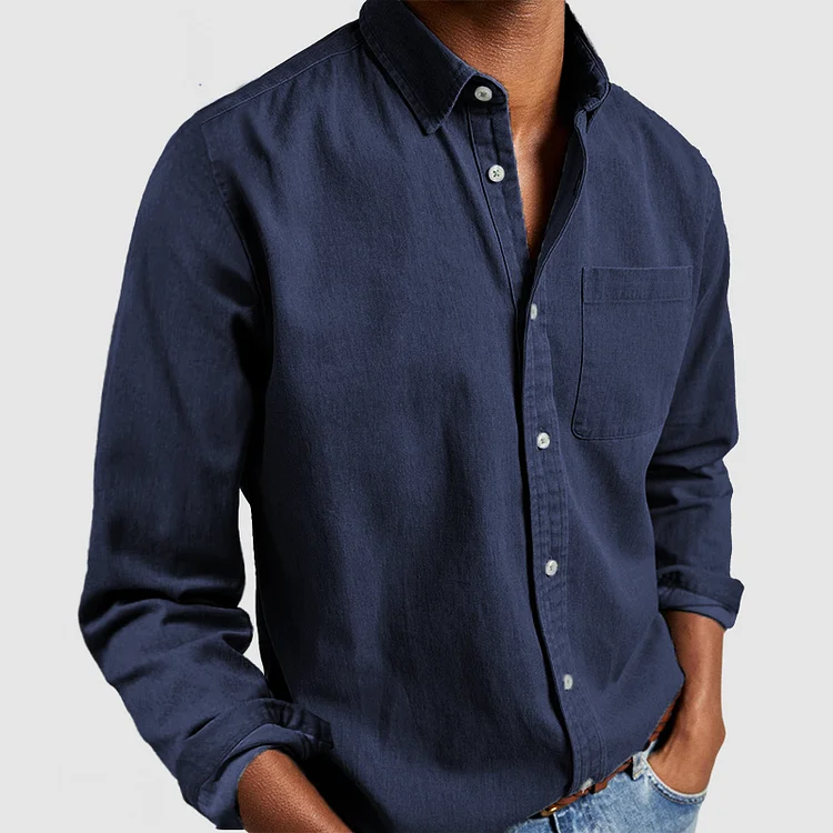 Saazoo | Men's Cotton Blend Casual Shirt