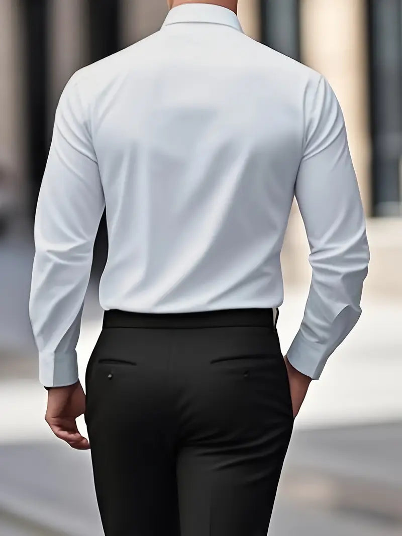Saazoo | Men's Long Sleeve Button-Up Shirt