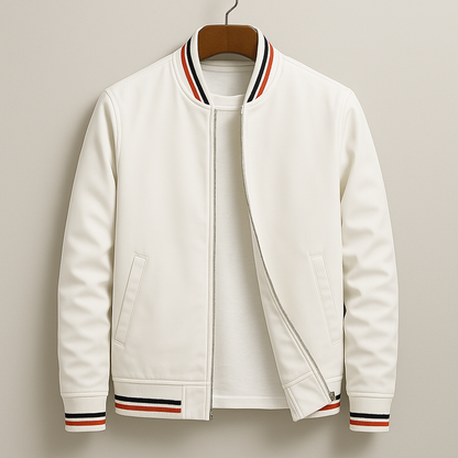 Saazoo | Men's Striped Summer Bomber Jacket