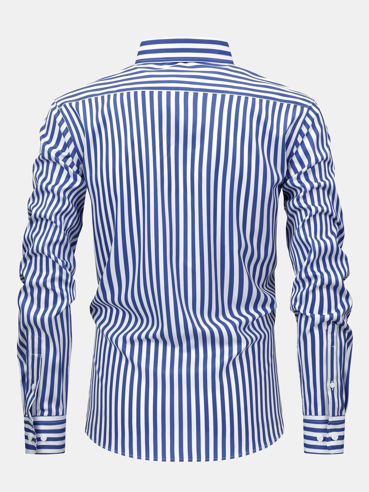 Saazoo | Men's Slim Fit Striped Shirt & Pants Set