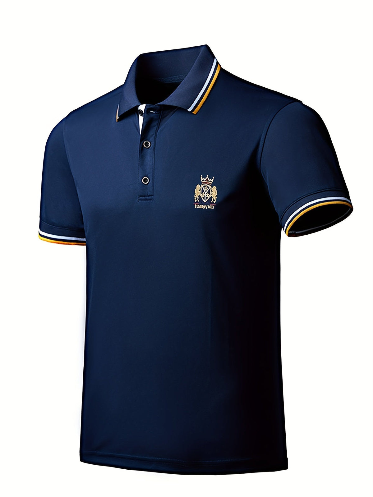Saazoo | Men's Embroidered Cotton Blend Shirt