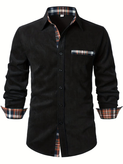 Saazoo | Men's Button-Up Camp Collar Shirt