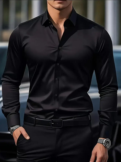Saazoo | Men's Long Sleeve Button-Up Shirt