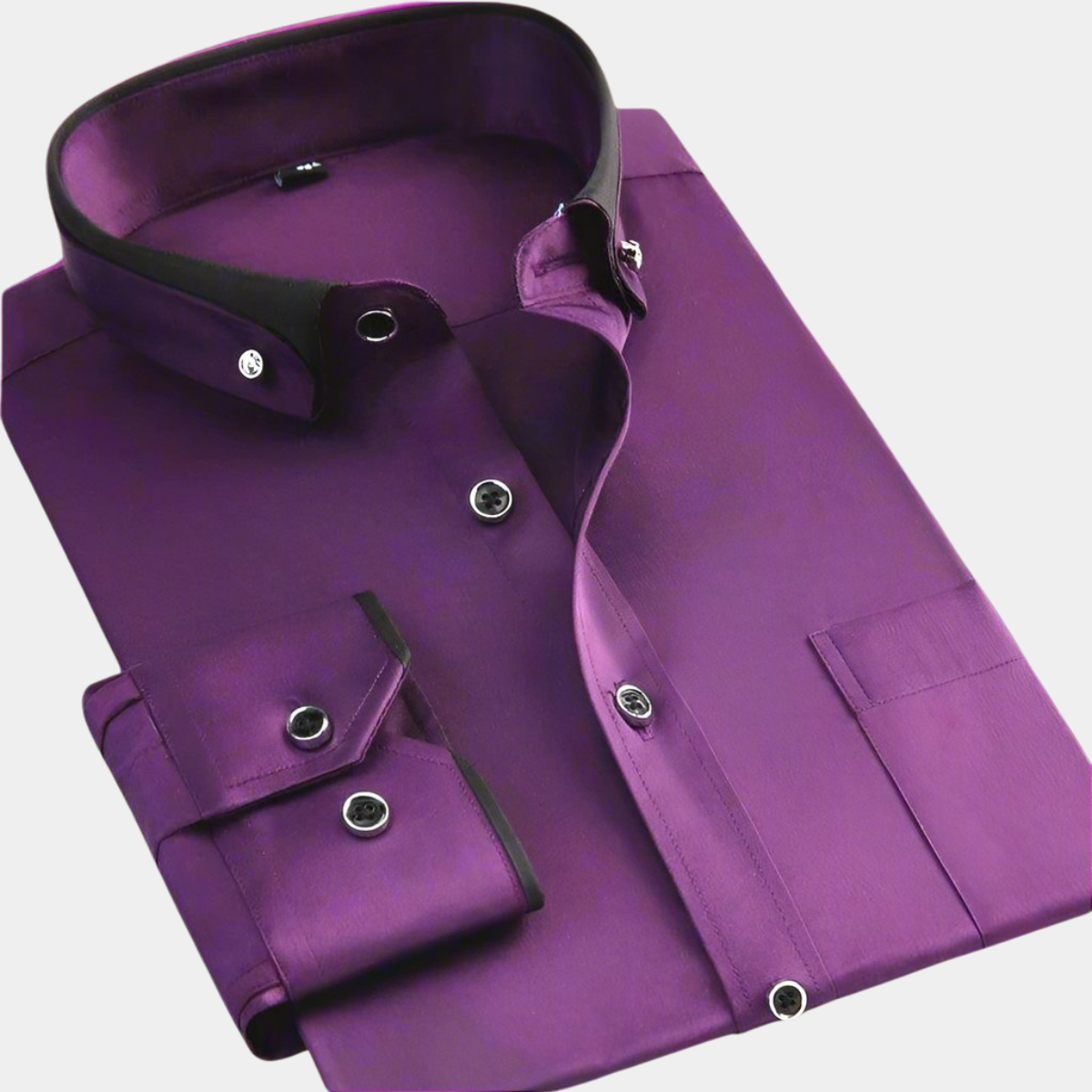 Saazoo | Men's Long Sleeve Cotton Blend Classic Shirt