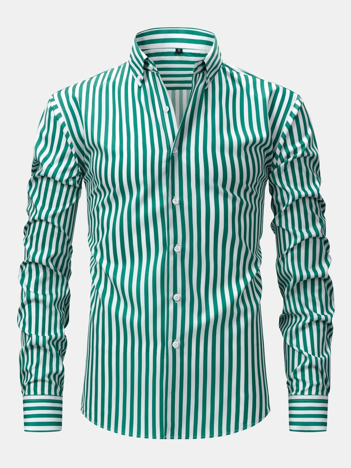Saazoo | Men's Slim Fit Striped Shirt & Pants Set