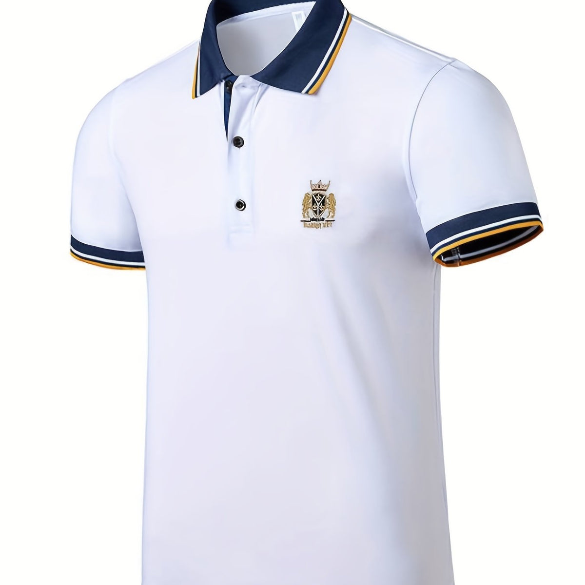Saazoo | Men's Embroidered Cotton Blend Shirt