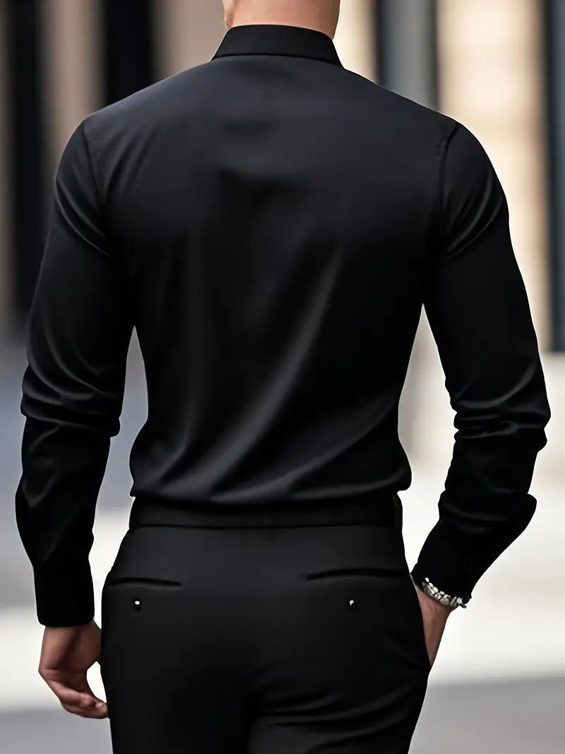 Saazoo | Men's Long Sleeve Button-Up Shirt