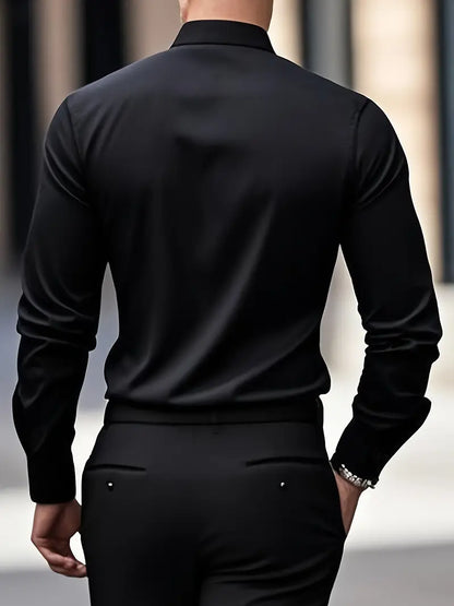 Saazoo | Men's Long Sleeve Button-Up Shirt
