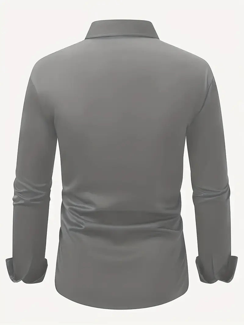 Saazoo | Men's Long Sleeve Button-Up Shirt