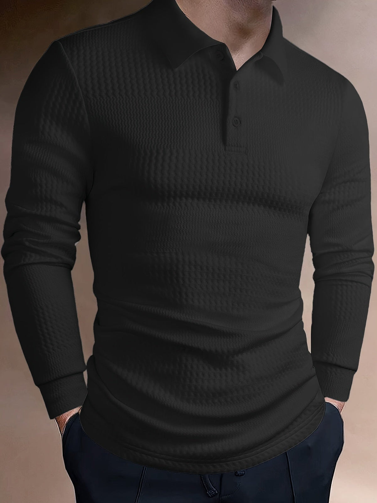 Saazoo | Men's Slim Fit Knit Button Cardigan