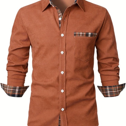 Saazoo | Men's Button-Up Camp Collar Shirt