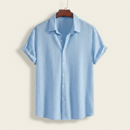 Saazoo | Men's Cotton Blend Casual Button Up Shirt