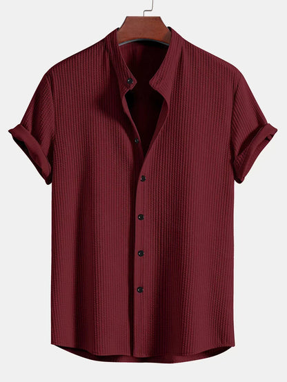 Saazoo | Men's Cotton Blend Casual Button Up Shirt