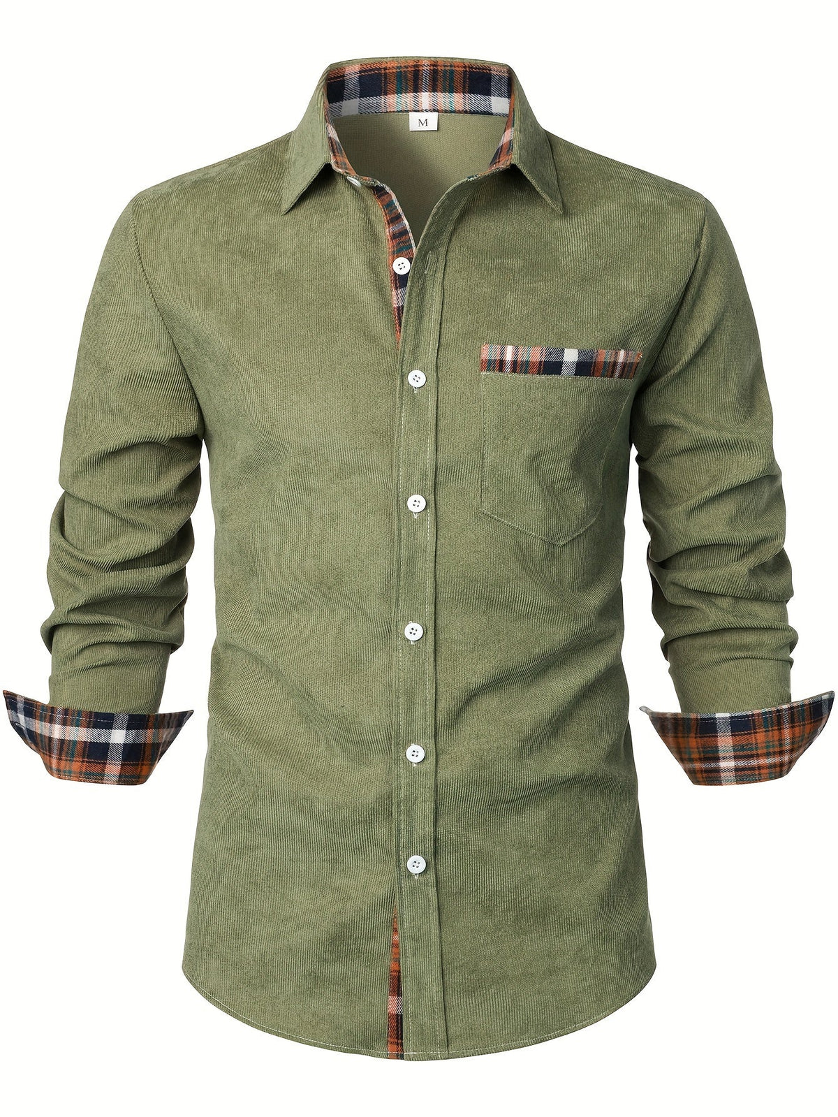 Saazoo | Men's Button-Up Camp Collar Shirt