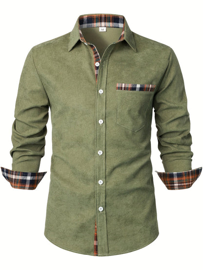 Saazoo | Men's Button-Up Camp Collar Shirt
