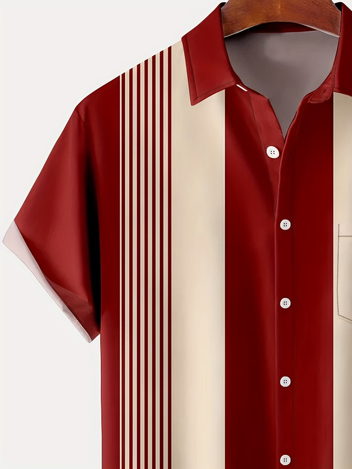 Saazoo | Men's Geometric Print Vintage Shirt