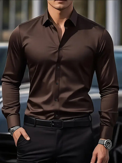 Saazoo | Men's Long Sleeve Button-Up Shirt