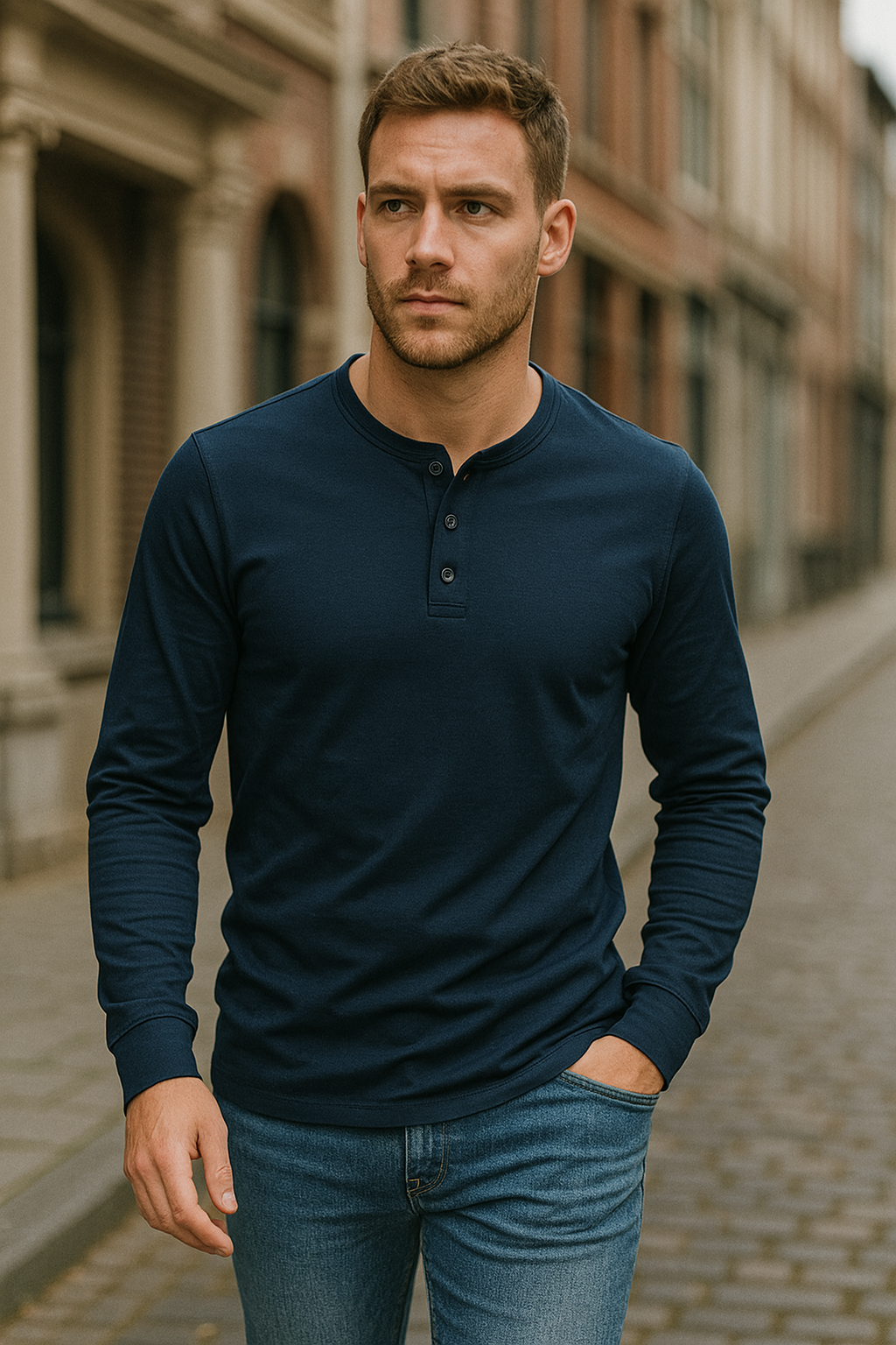 Saazoo | Men's Long Sleeve Button-Up Shirt