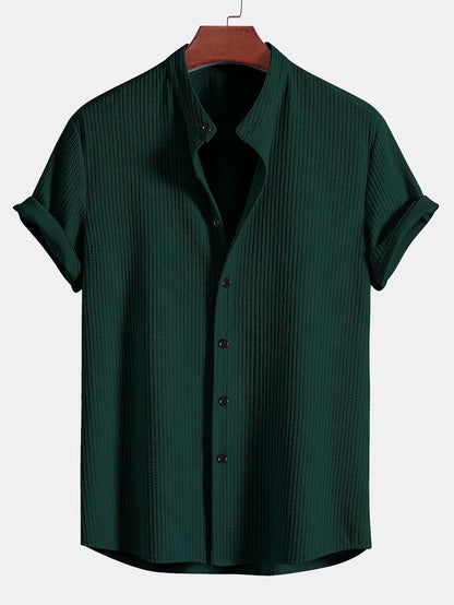 Saazoo | Men's Cotton Blend Casual Button Up Shirt