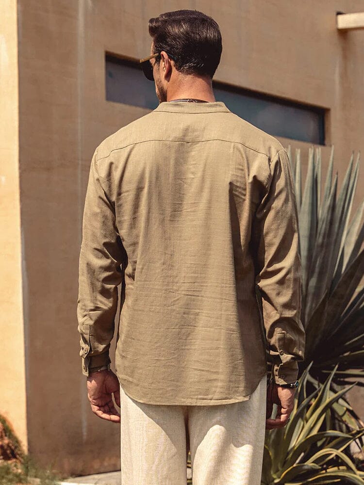 Saazoo | Men's Cotton Blend Casual Shirt