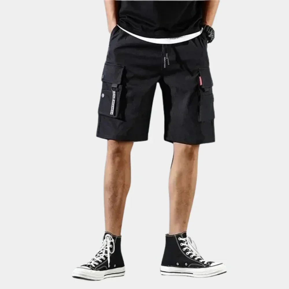 Saazoo | Men's Relaxed Cotton Blend Cargo Shorts