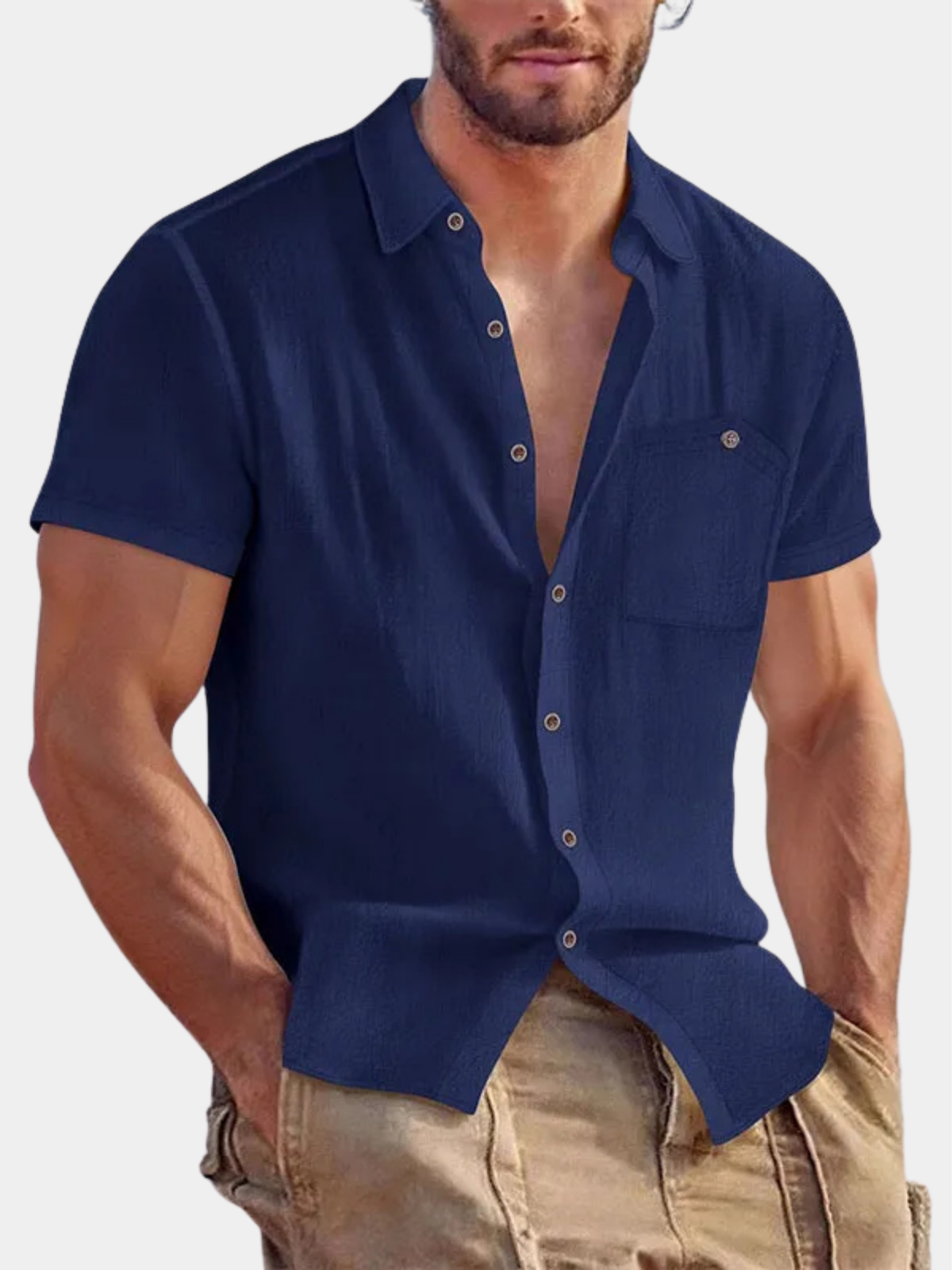 Saazoo | Men's Relaxed Casual Summer Shirt