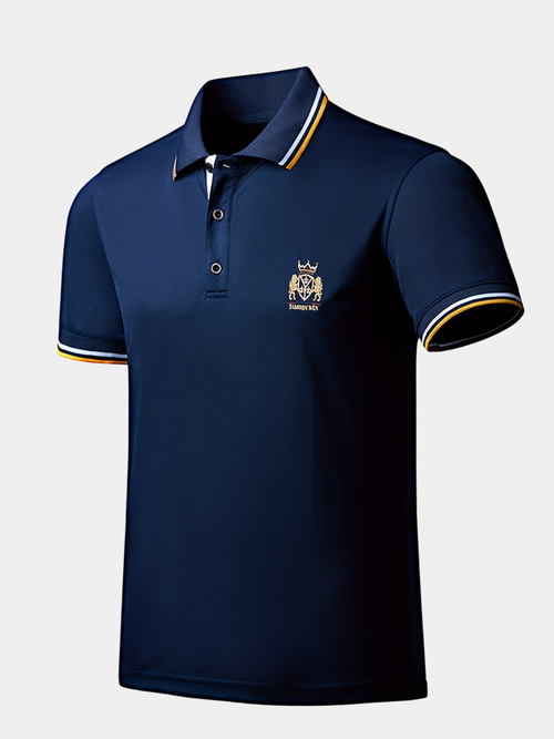 Saazoo | Men's Embroidered Cotton Blend Shirt
