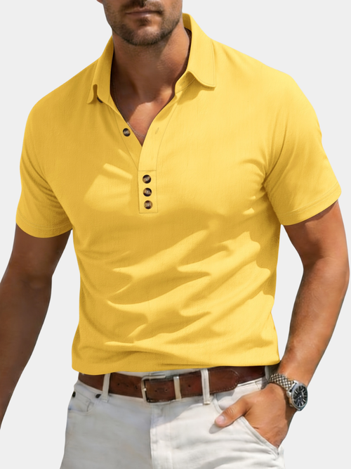 Saazoo | Men's Cotton Blend Camp Collar Shirt