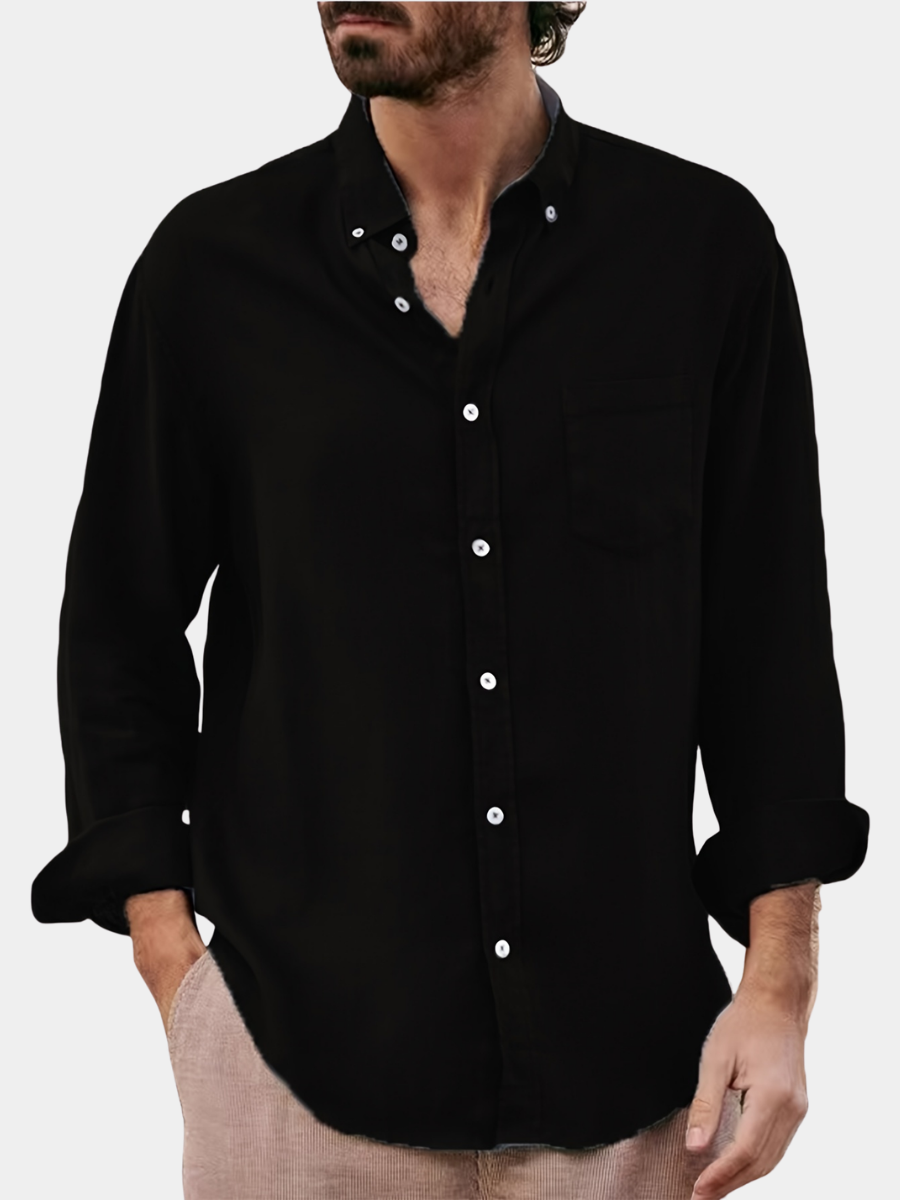 Saazoo | Men's Classic Lapel Collar Shirt