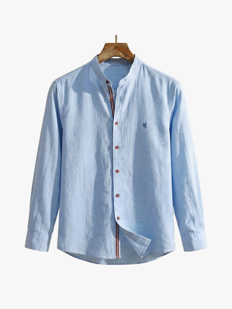 Saazoo | Men's Mandarin Collar Shirt