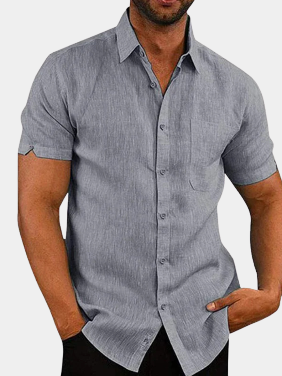 Saazoo | Men's Linen Blend Summer Shirt