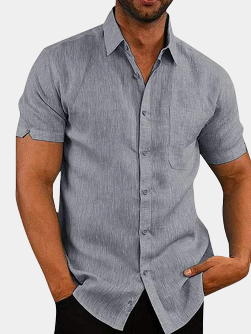 Saazoo | Men's Linen Blend Summer Shirt