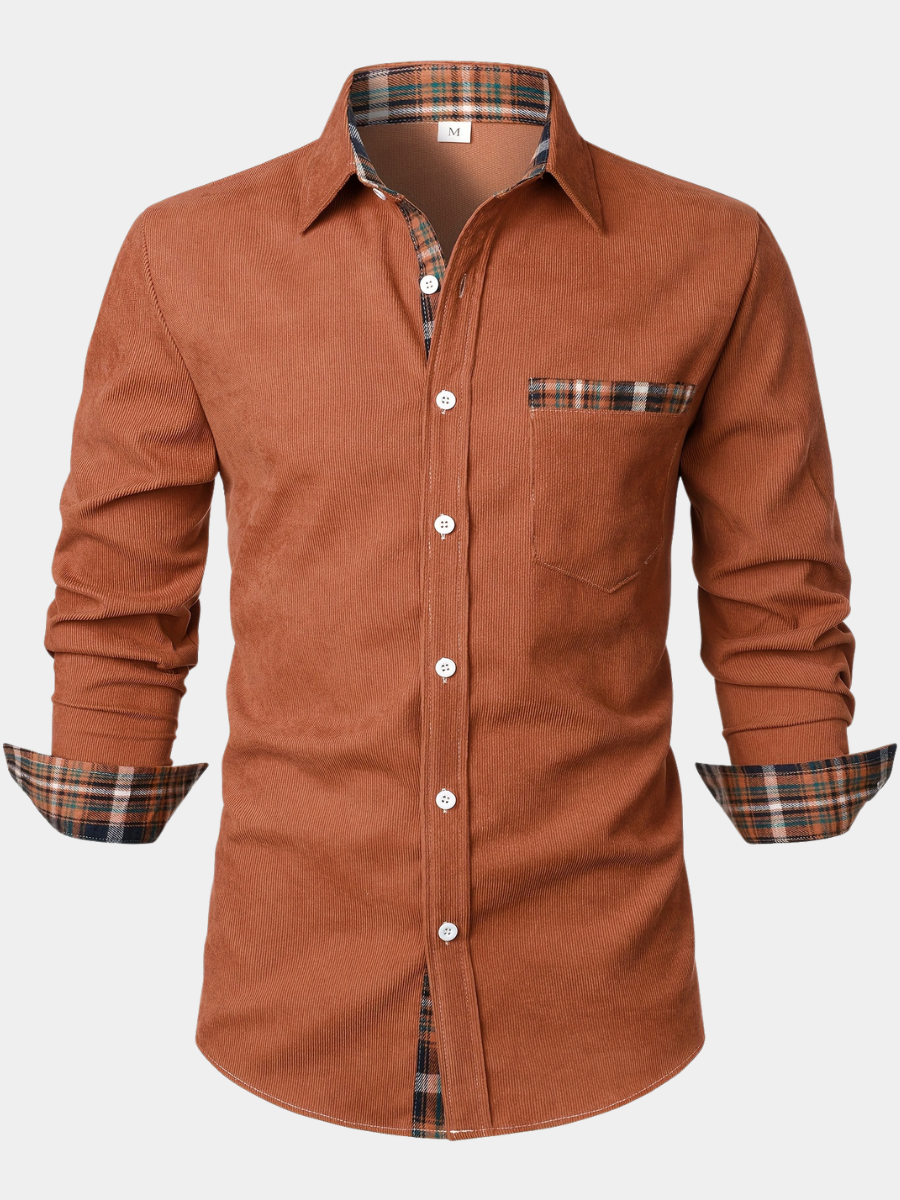 Saazoo | Men's Button-Up Camp Collar Shirt