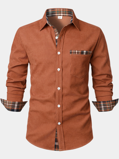 Saazoo | Men's Button-Up Camp Collar Shirt