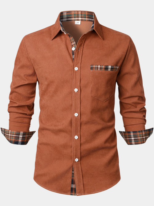 Saazoo | Men's Button-Up Camp Collar Shirt
