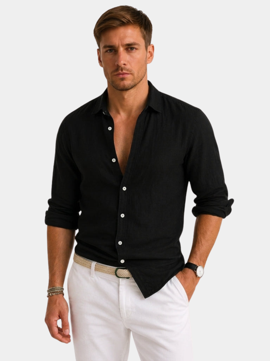 Saazoo | Men's Casual Cotton Blend Summer Shirt