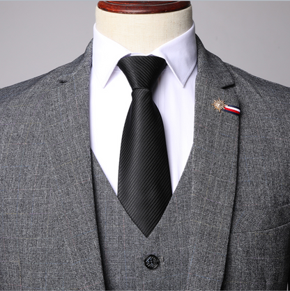 Saazoo | Men's 3-Piece Suit in Grey