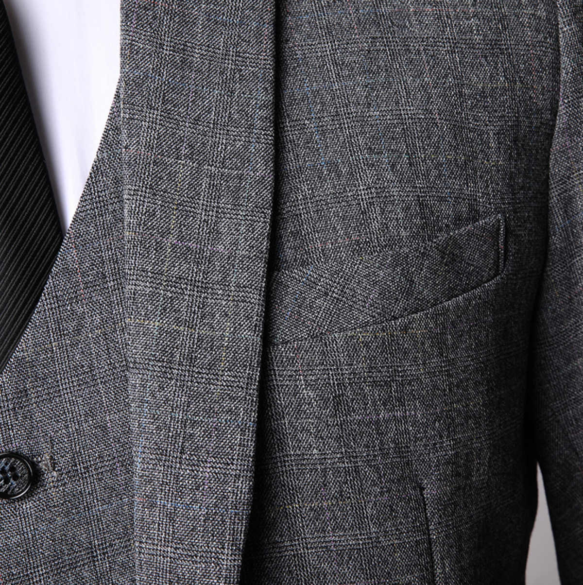 Saazoo | Men's 3-Piece Suit in Grey