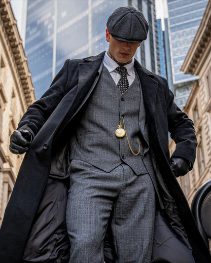 Saazoo | Men's 3-Piece Suit in Grey