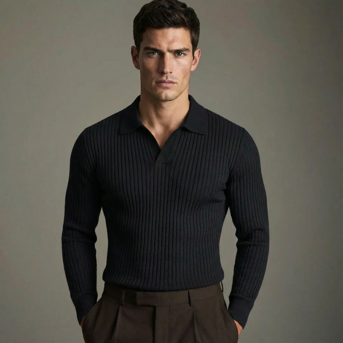 Saazoo | Men's Regular Fit Camp Collar Shirt