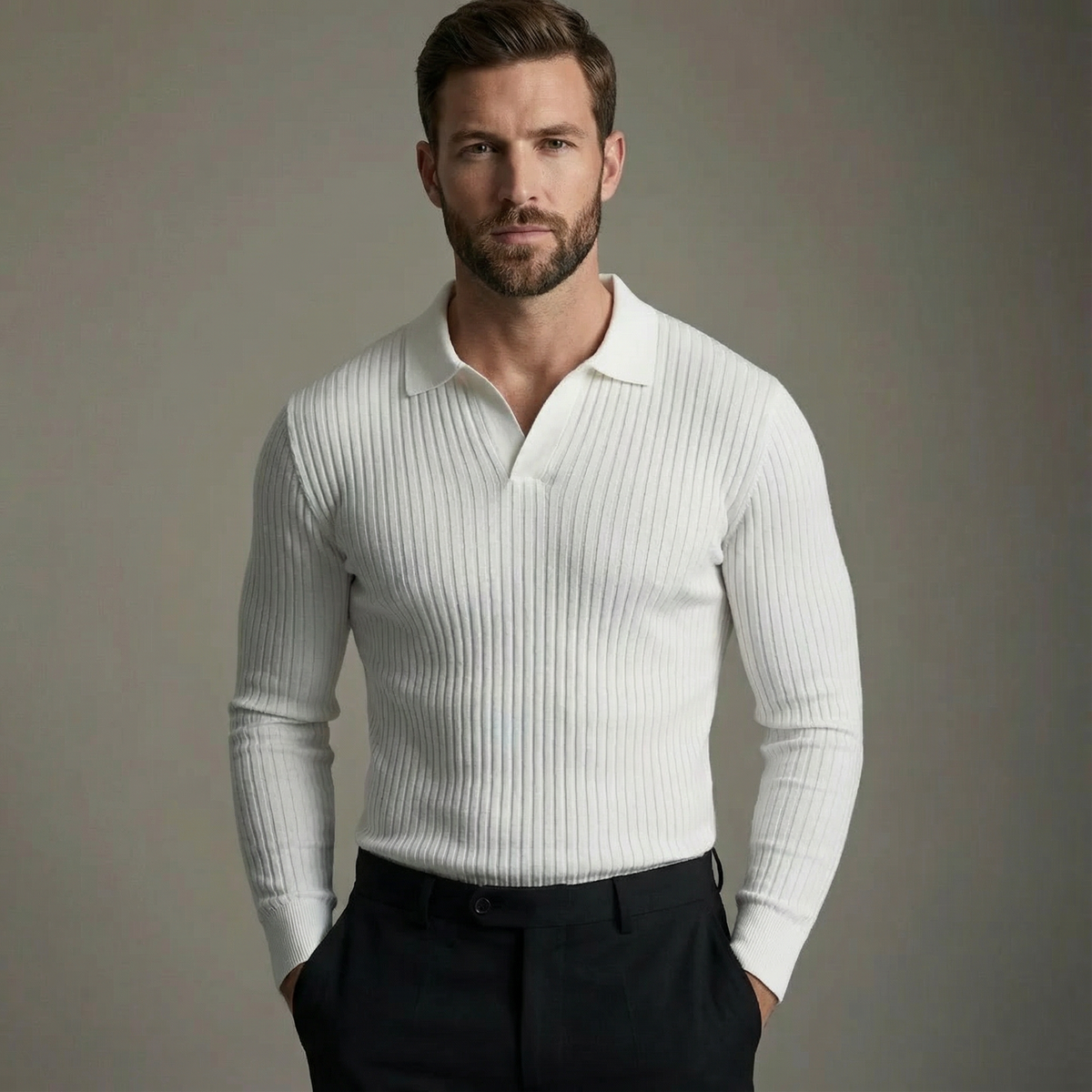 Saazoo | Men's Regular Fit Camp Collar Shirt