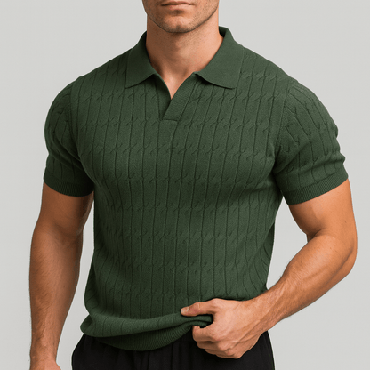 Saazoo | Stylish Breathable Knit Polo Shirt